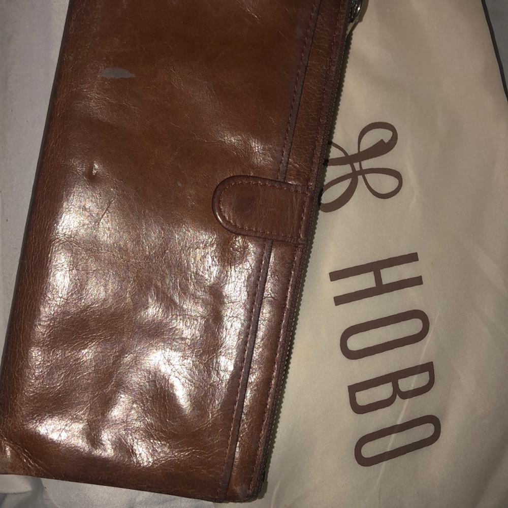 HOBO brown soft leather Bi fold